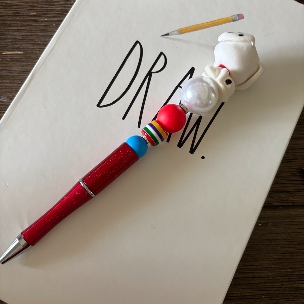 Disney Doorables: 101 Dalmatians: Rolly handmade beaded pen - Picture 3 of 3
